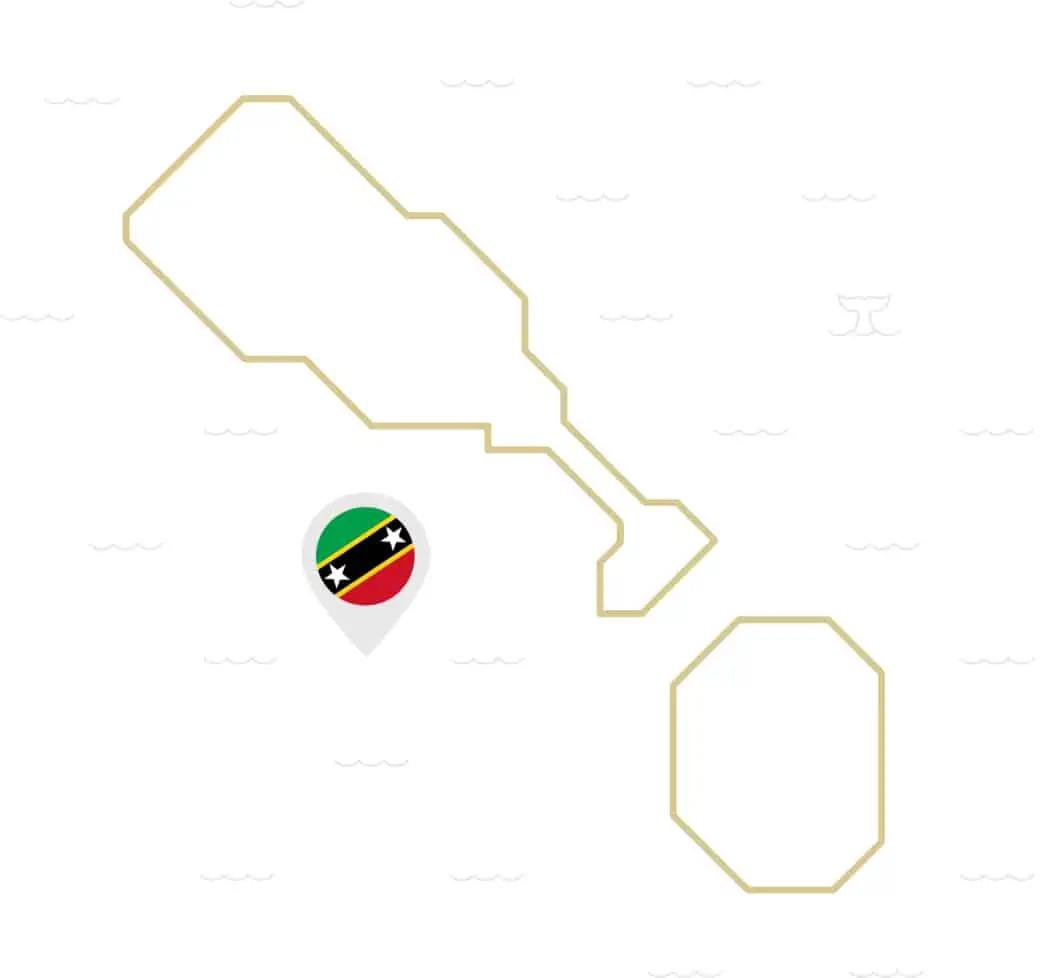 Saint Kitts & Nevis Map